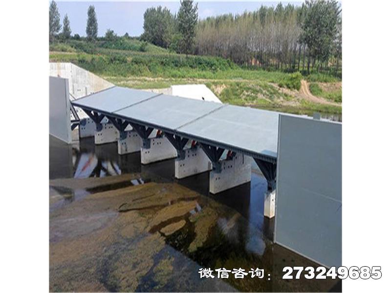 红安县水库翻板闸门