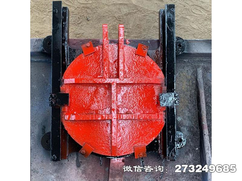 望花手电两用铸铁镶铜圆闸门