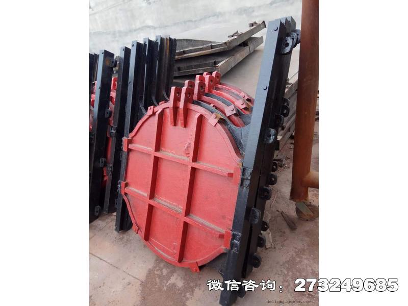 两当县排水铸铁镶铜圆闸门