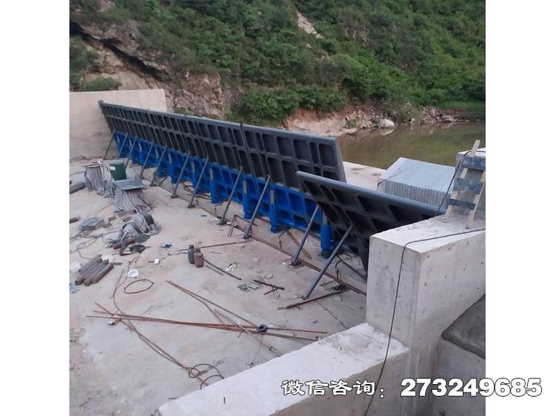 红安县活动拦水液压钢坝